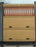 First Healthcare Products Level I Mobile Chart Rack Epoxy Coated Steel 18 X 42 X 57.25 Inch 3 Drawers Classic Oak - 638036P