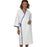 Fashion Seal Uniforms - Patient Exam Gown One Size Fits Most White / Blue Reusable - 627