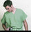 Fashion Seal Uniforms - Scrub Shirt X-Large Ceil Blue 1 Pocket Extra Long Cap Sleeve Unisex - 78737-XL