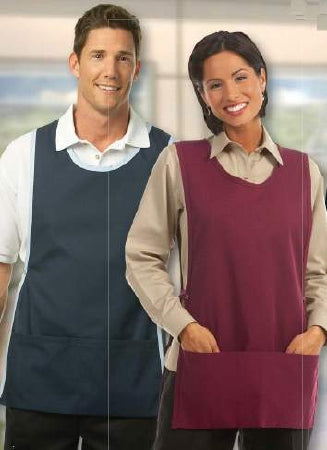 Fashion Seal Uniforms - Cobblers Apron Large Burgundy - 64188-L