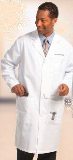 Fashion Seal Uniforms - Lab Coat White Medium Knee Length Reusable - 471-M