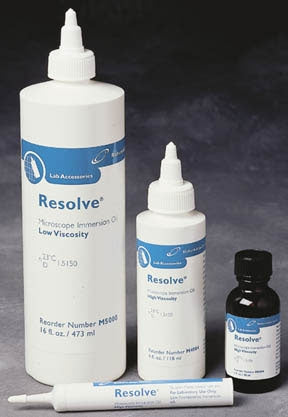 Resolve - Immersion Oil 16 oz, Clear, Colorless, High Viscosity - 23244267