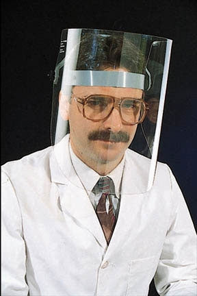 Fisher Scientific Thermo Scientific Nalgene Face Shield One Size Fits Most Full Length Impact Resistant Disposable NonSterile - 114095