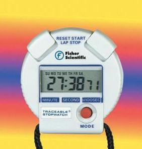 Traceable - Digital Stopwatch Handheld, Loud Alarm 24 Hours LED Display - 146481