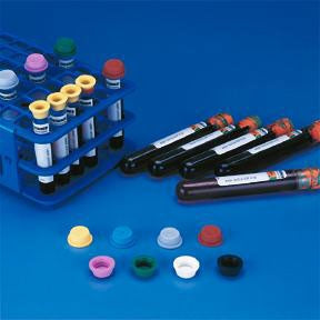 Fisher Scientific Fisherbrand Sav-It Tube Closure Elastomer Co-polymer Plug Cap Red 16 mm For 16 mm Tubes NonSterile - 27071