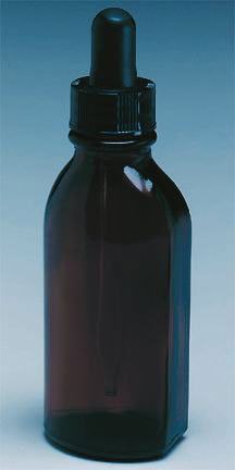 Fisherbrand - Dropper, Bottle 2 oz, Amber, Glass, Screw Cap With Rubber Bulb, Glass Pipet Light-Sensitive Chemicals - 02983B