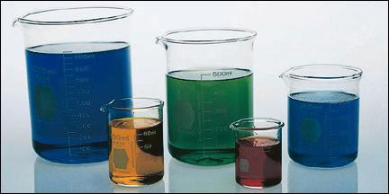 Fisher Scientific Beaker Starter Pack Griffin Kimax 50, 100, 250, 600, and 1000 mL - 25552