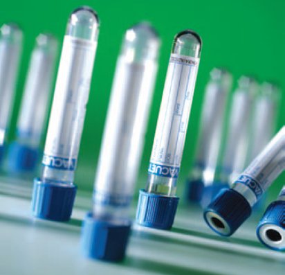 Vacuette - VACUETTE Venous Blood Collection Tube Coagulation Tube Sodium Citrate Additive 13 X 75 mm 1.8 mL Light Blue / White Ring Pull Cap Polyethylene Terephthalate (PET) Tube - 22040045