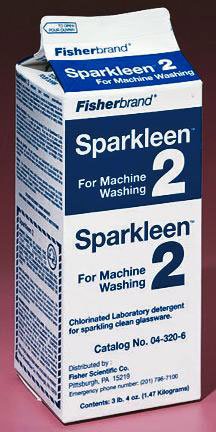 Fisherbrand* Sparkleen 2 - Instrument Detergent Powder Concentrate 3.25 lbs. Carton Chlorine Scent - 043206