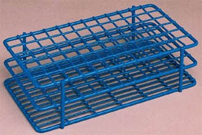 Fisher Scientific Fisherbrand Poxygrid Test Tube Rack 40 Place 22 mm - 25 mm Blue 11.5 X 4.75 X 3.63 Inch - 147936