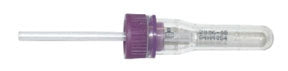 Fisher Scientific Safe-T-Fill Capillary Blood Collection Tube Round Bottom K2 EDTA Additive 2.1 X 113 mm 150 µL Lavender Attached Cap Plastic Tube - 1491551