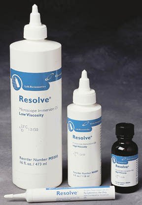 Resolve - Immersion Oil 1 oz., Clear, Low Viscosity, Dropper - 23244262