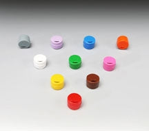 Fisher Scientific - Cap Insert Yellow, Polystyrene Cryotube Vial Cap - 12565246