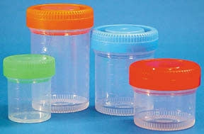 Fisher Anatomical PROTOCOL Color-Coded Prefilled Formalin Container Polypropylene Screw Cap 45 mL Fill in 90 mL (3 oz.) NonSterile - 23316156