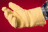 Fisher Scientific Wells Lamont Heat Resistant Glove X-Large Kevlar Butter 5.5 Inch Gauntlet Cuff NonSterile - 18762