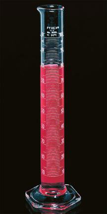 Fisher Scientific - Graduated Cylinder Double-Scale Pyrex Borosilicate Glass 25 mL - 085625A