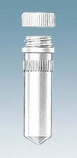 Fisher Scientific Microcentrifuge Tube Conical Bottom Plain 10.8 X 46 mm 2 mL Without Color Coding Screw Cap Polypropylene Tube - NC9935441
