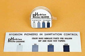 Hydrion - Chlorine Test Paper in Dispenser - 154202Q