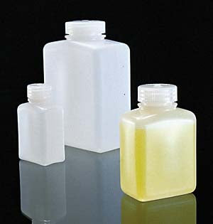Fisher Scientific Thermo Scientific Nalgene Bottle Rectangular High Density Polyethylene 64 oz. - 029245J
