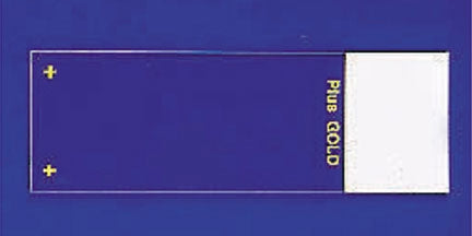 Fisher Scientific Superfrost Plus Microscope Slide 25 X 75 mm Gold Frosted End - 22035813
