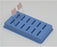 Fisher Scientific Slide Holder 6-5/8 X 3-7/8 X 7/8 Inch, Blue, Polypropylene Drying / Draining Slides - 22038396