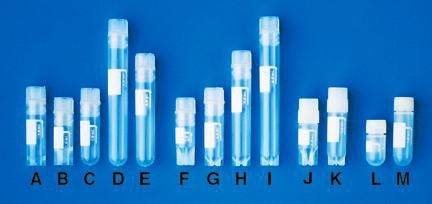 Fisher Scientific Nunc Cryogenic Tube Round Bottom, Star Foot Style Plain 12.5 X 91 mm 4.5 mL Without Color Coding Screw Cap Polypropylene Tube - 12565291