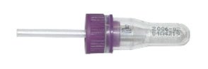 Safe-T-Fill - Capillary Blood Collection Tube Whole Blood Tube K2 EDTA Additive 1.1 mm Diameter 125 µL Purple Pierceable Attached Cap Plastic Tube - 1491550