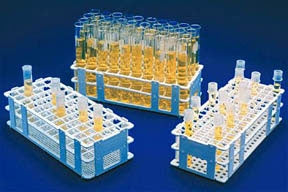 Fisher Scientific Scienceware No-Wire Test Tube Rack 60 Place 15 mm - 16 mm 4-1/8 X 9-3/4 X 2-3/4 Inch - 147919B