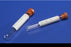 Cardinal Monoject Venous Blood Collection Tube Serum Tube Plain 10.2 X 50 mm 2 mL Red Conventional Closure Glass Tube - 8881301116