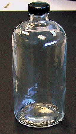 Fisher Scientific Boston Round Bottle Glass 4 oz. - 2911322
