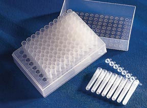 Corning - Tube Closure Polyethylene 8-Cap Strip White For Costar Cluster Tube System Sterile - 07200323