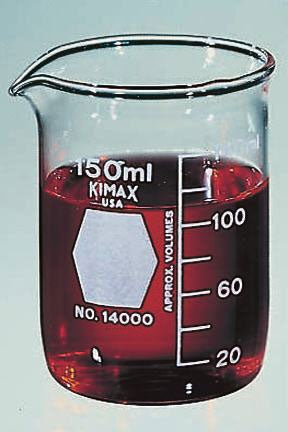 Fisher Scientific Graduated Beaker Griffin Kimax 150 mL - 02539J