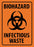 Fisher Scientific National Marker Caution Sign Biohazard Infectious Waste - 179862A