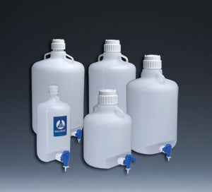 Fisher Scientific Thermo Scientific Nalgene Carboy with Spigot Round Low Density Polyethylene 1 gal. - 02963AA