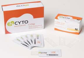 Fisher Scientific Incyto C-Chip Hemacytometer 100 µm D, 10 µL, Disposable - 22600100