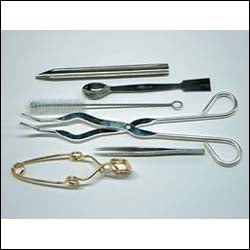 Fisher Scientific Tools Kit Test Tube Brush, Spatula, Crucible Tongs, Test Tube Clamp, Lab Scoop, Forceps Lab Use - S65106