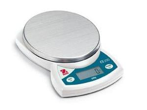Fisher Scientific OHAUS Food / Lab Scale Digital LCD Display 5000 gram White AC Adapter / Battery Operated - S63464