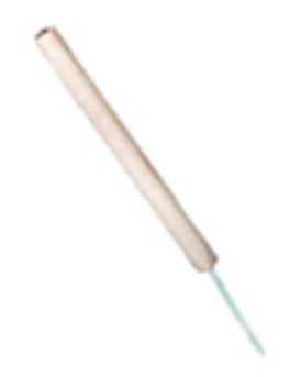 Fisher Scientific Teasing Needle Straight Point, 5-1/2 Inch Length, Wooden Handle - 19010
