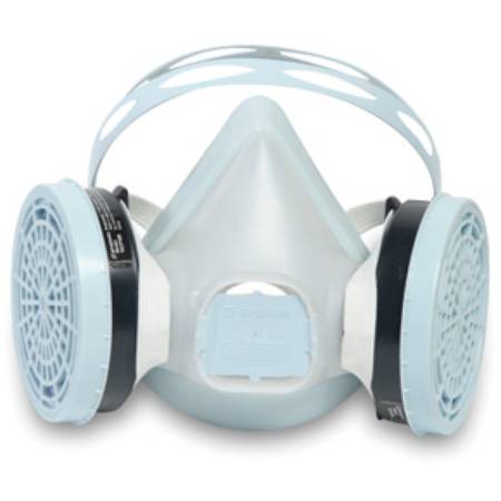 Sperian Freedom - Reusable Respirator Industrial Half Face Elastic Strap Medium Green - 189992431