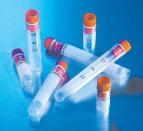 Fisher Scientific Corning Internally Threaded Cryogenic Vial Polypropylene 1.2 mL Screw Cap - 337420