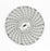 Dickson - 7-Day Temperature Recording Chart Pressure Sensitive Paper 3 Inch Diameter Gray Grid - 1507471