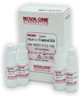 Fisher Scientific Nova-one Diabetes Management Test Control Hemoglobin A1c (HbA1c) 2 Levels 4 X 1 mL - NC9804969
