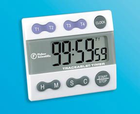 Fisher Scientific Traceable Big-Digit Timer / Stopwatch Timer / Stopwatch 99 hr, 59 min, 59 sec LCD / Big-Digit - S407992