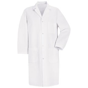 Fisherbrand - Lab Coat White Medium Knee Length Reusable - 19166261