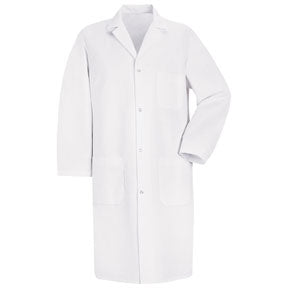 Fisher Scientific Fisherbrand Lab Coat White Medium Long Sleeves Knee Length - 19166261