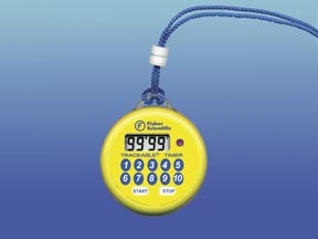 Fisher Scientific Traceable Water-Resistant Timer / Stopwatch Timer 99 min, 59 to 0 sec LED - 666440