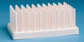 Fisher Scientific Test Tube Holder and Drying Rack 80 to 102 Place 10 mm - 13 mm White 9 X 3.5 X 2.625 Inch - 1478115