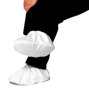Dupont Tyvek IsoClean - Cleanroom Shoe Cover DuPont Tyvek IsoClean Small Shoe High PVC Sole White NonSterile - 17988103