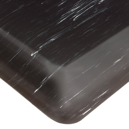 Tile-Top AM SpongeCote - Anti-Fatigue Floor Mat 3 X 5 Foot Black PVC / Anti-Microbial Nitrile Infused Sponge - 191511212