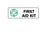 Fisher Scientific First Aid Sign First Aid Kit, With Pictogram - 19017000